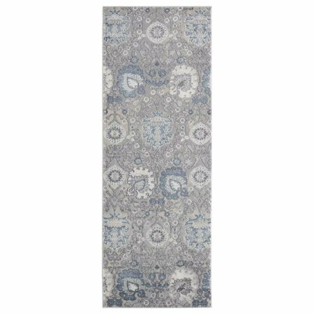 UNITED WEAVERS OF AMERICA Cascades Olallie Blue Runner Rug, 2 ft. 7 in. x 7 ft. 2 in. 2601 10460 28E